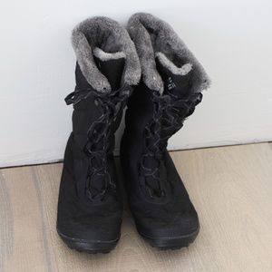 Columbia Black Waterproof Snow Boots